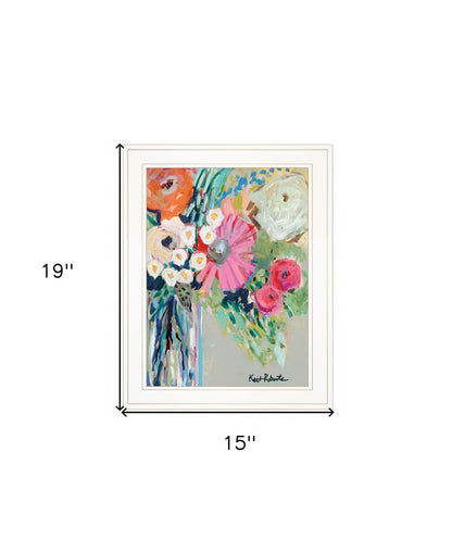 From Mrs Hazels Garden 1 White Framed Print Wall Art HomeRoots