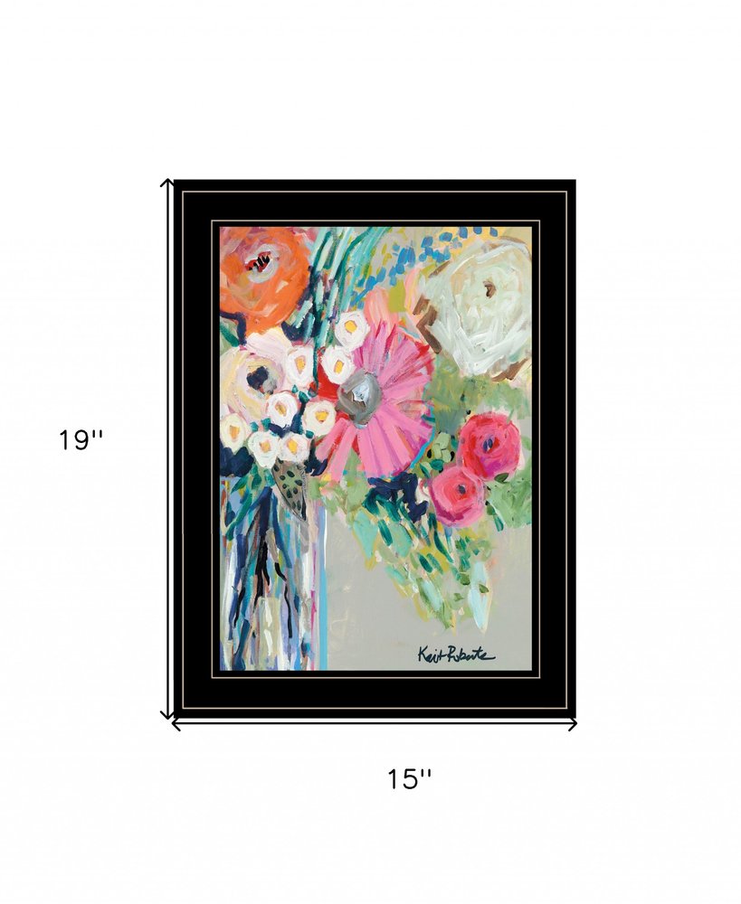 From Mrs Hazels Garden 2 Black Framed Print Wall Art — view 4