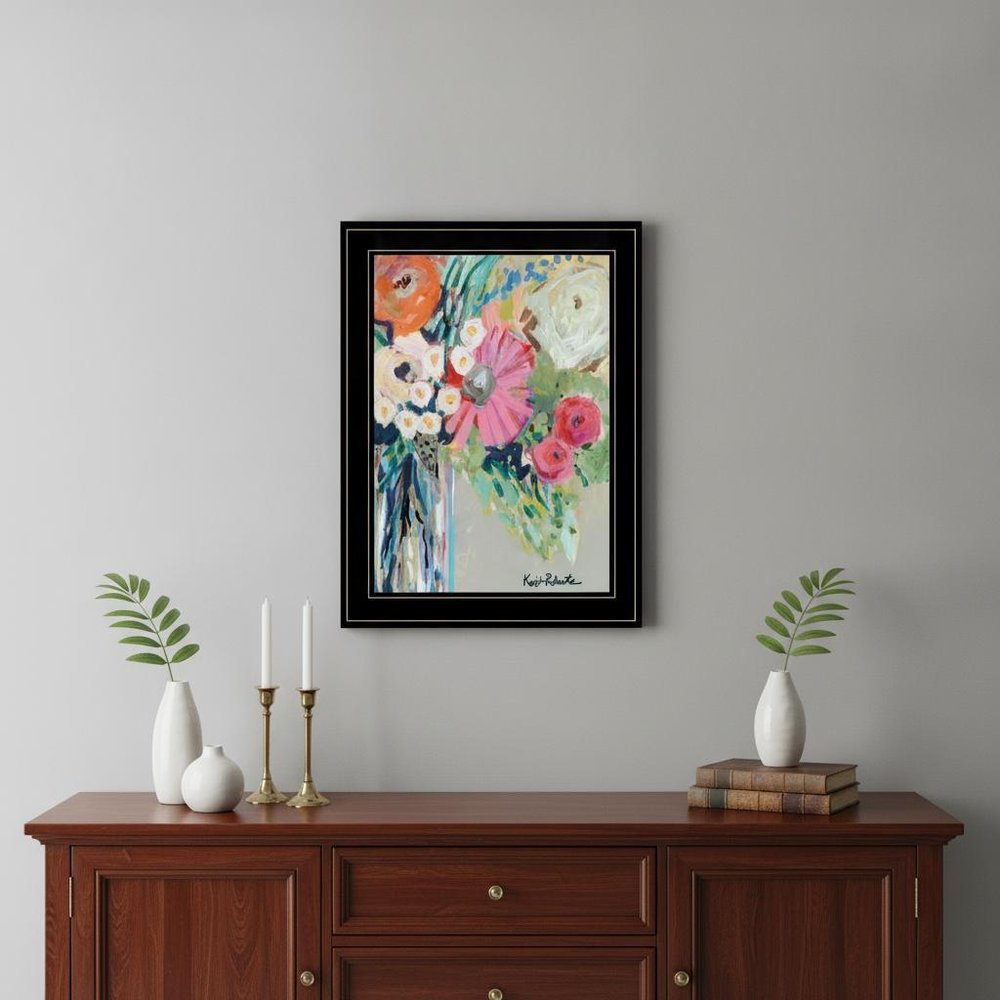 From Mrs Hazels Garden 2 Black Framed Print Wall Art HomeRoots