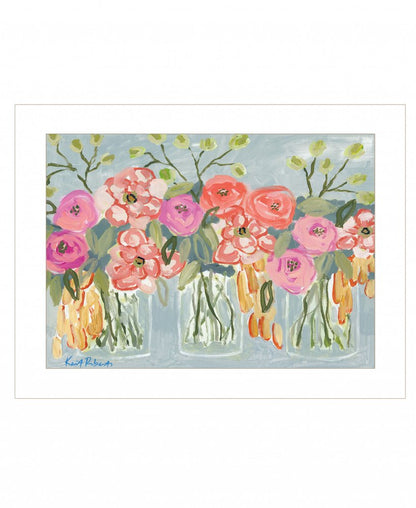 Threes a Charm 1 White Framed Print Wall Art HomeRoots