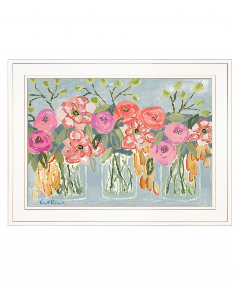 Threes A Charm 2 White Framed Print Wall Art HomeRoots