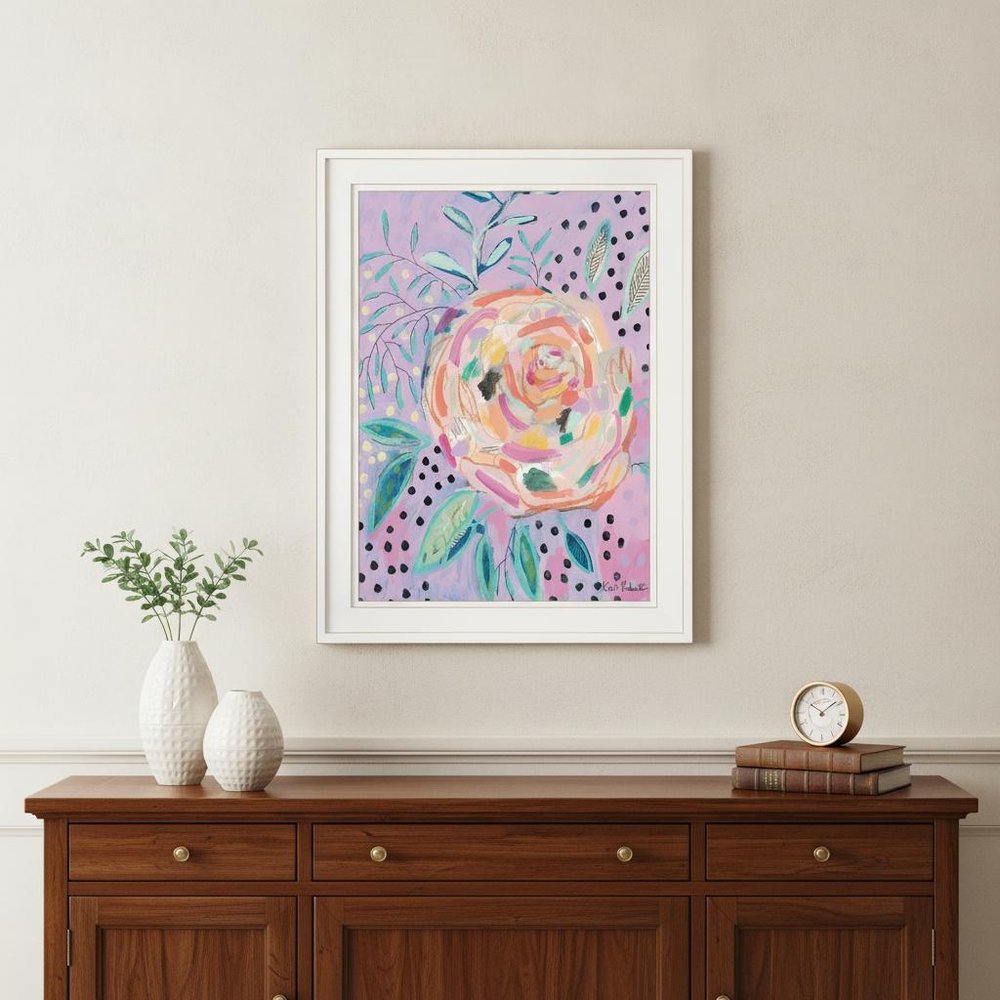 Master the Chaos 1 White Framed Print Wall Art HomeRoots