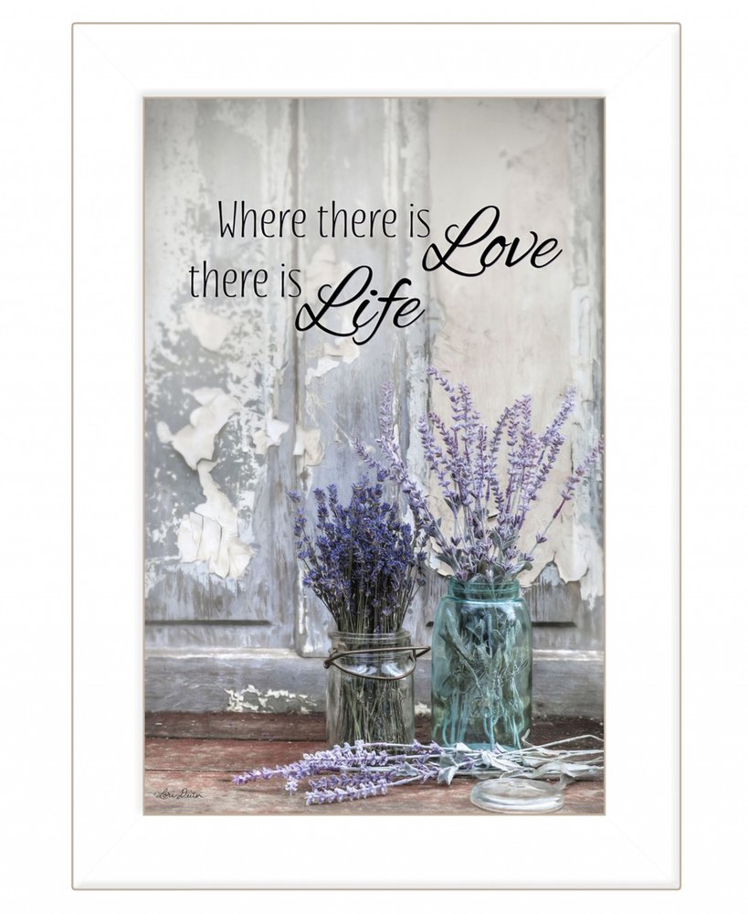 Where There is Love 1 White Framed Print Wall Art — view 1