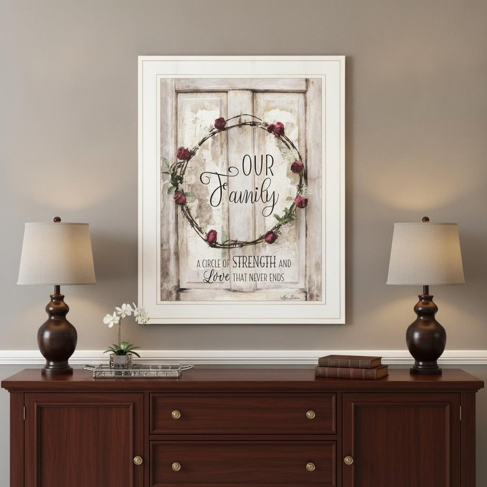 Our Family 1 White Framed Print Wall Art — view 1