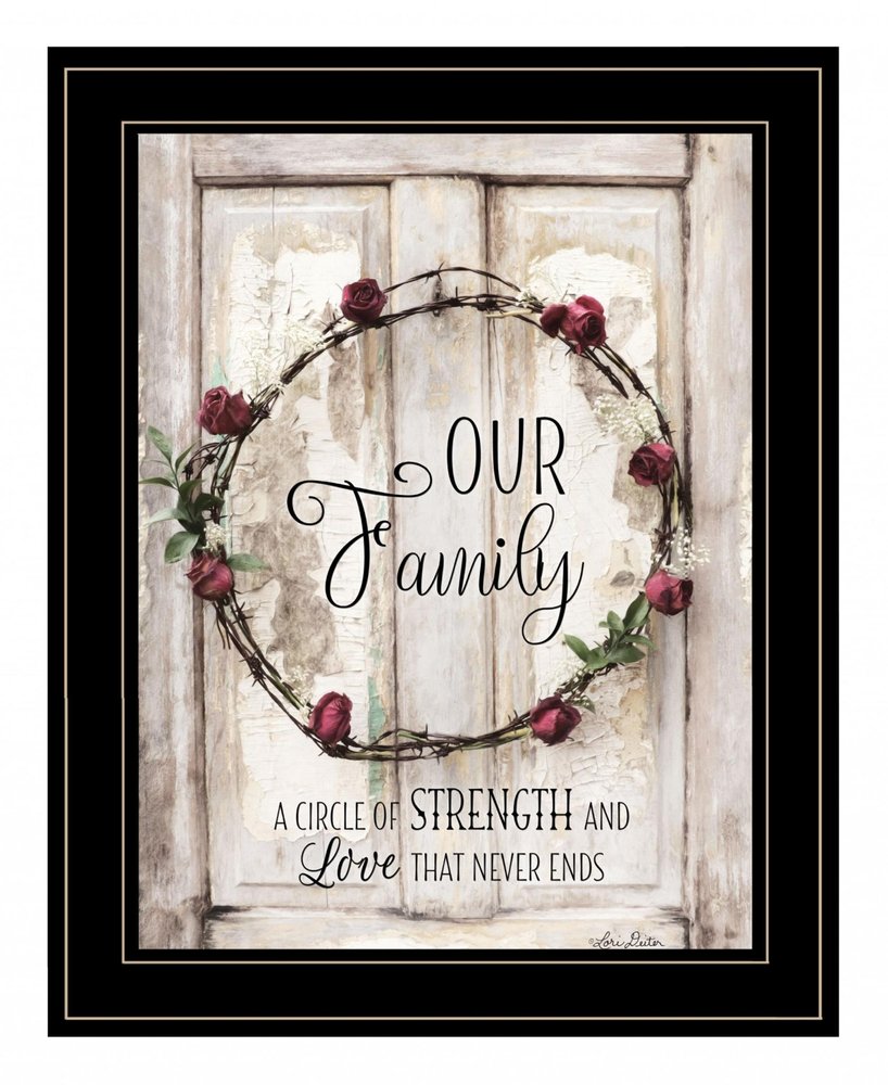 Our Family 2 Black Framed Print Wall Art — view 1