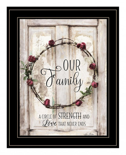 Our Family 2 Black Framed Print Wall Art HomeRoots