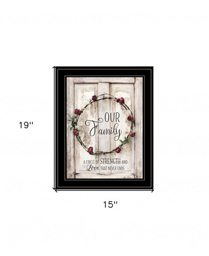 Our Family 2 Black Framed Print Wall Art HomeRoots
