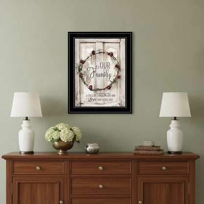 Our Family 2 Black Framed Print Wall Art HomeRoots