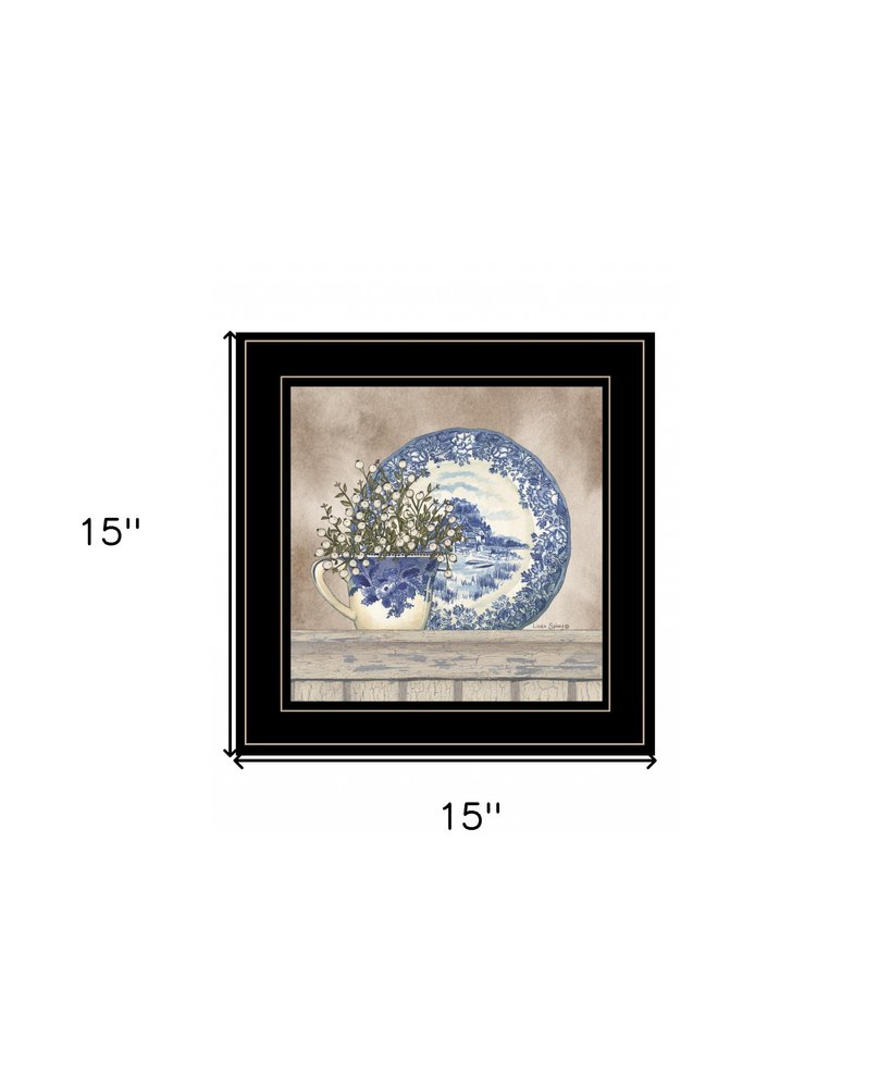 Farmhouse Blues II 3 Black Framed Print Wall Art HomeRoots