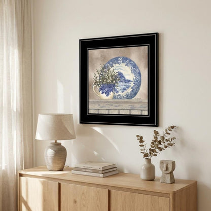 Farmhouse Blues II 3 Black Framed Print Wall Art HomeRoots