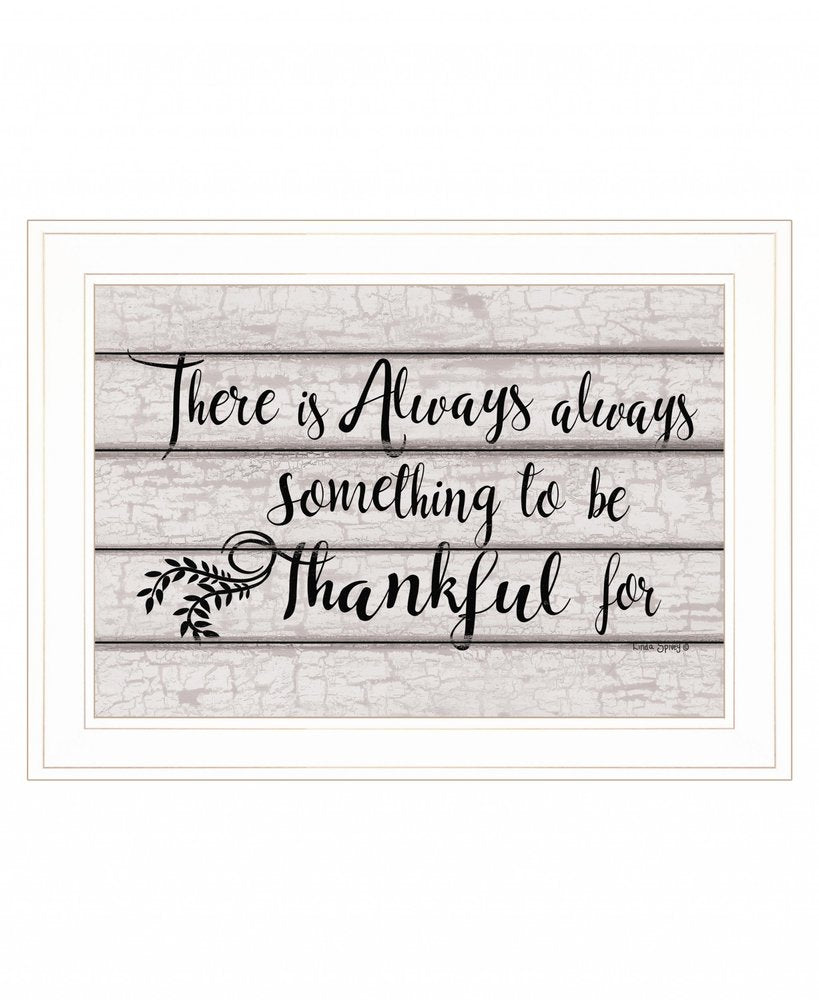Always Thankful 2 White Framed Print Wall Art — view 2