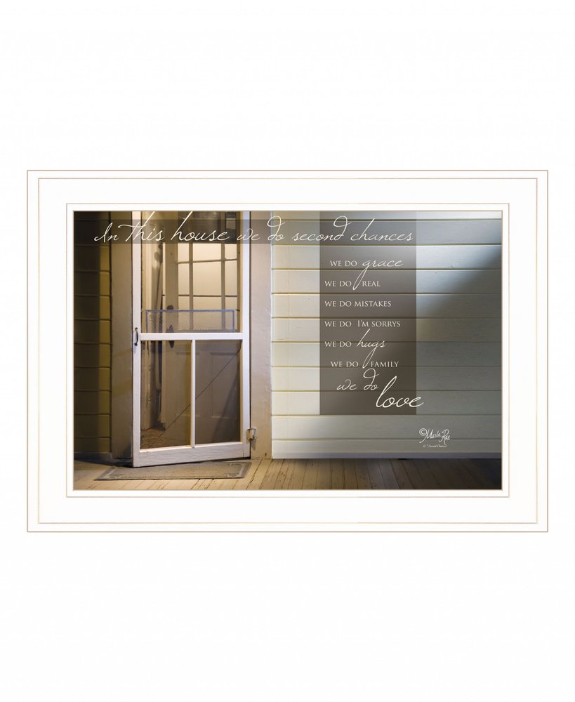 Second Chances 1 White Framed Print Wall Art — view 2