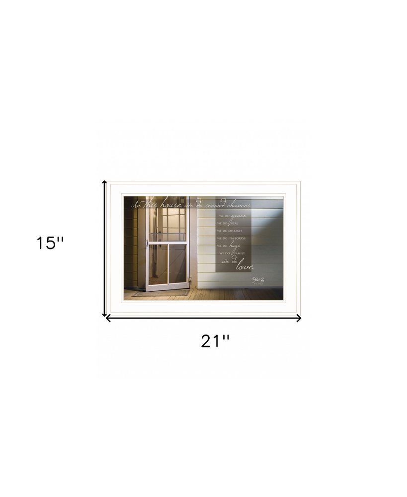 Second Chances 1 White Framed Print Wall Art HomeRoots