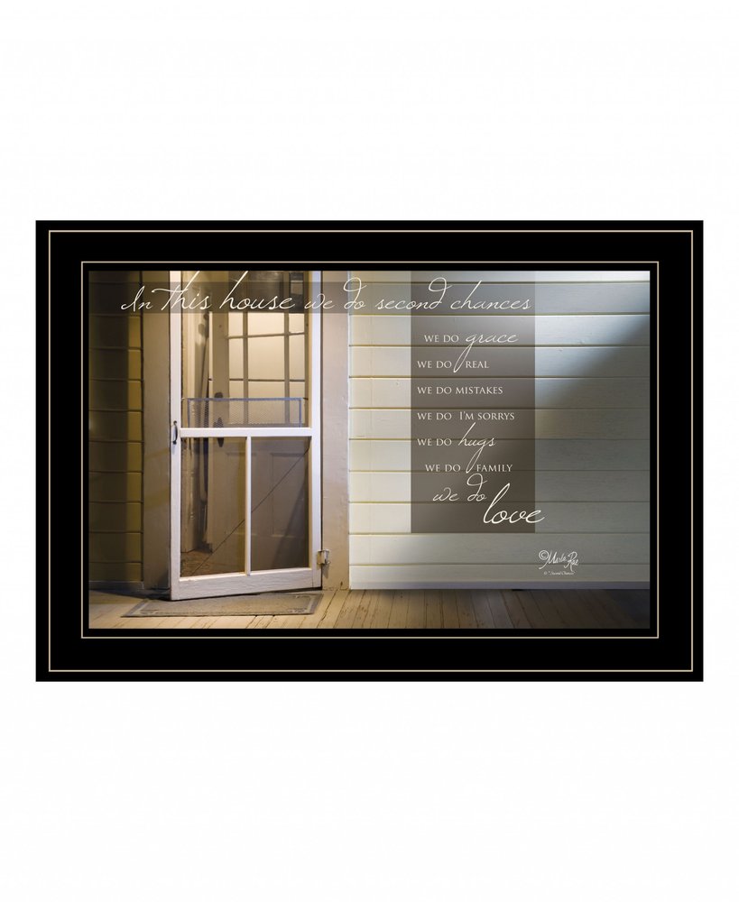 Second Chances 3 Black Framed Print Wall Art — view 1