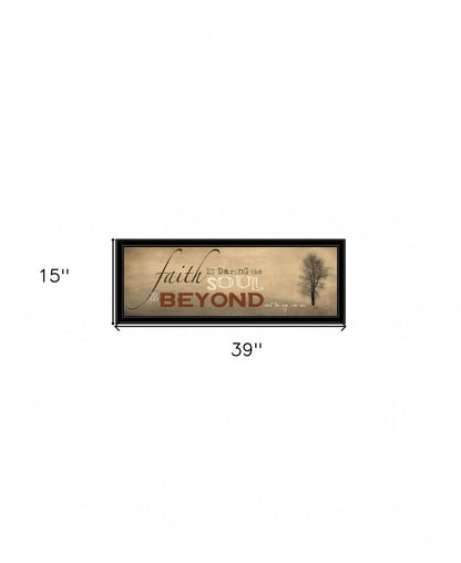 Sepia Tree Black Framed Print Wall Art HomeRoots