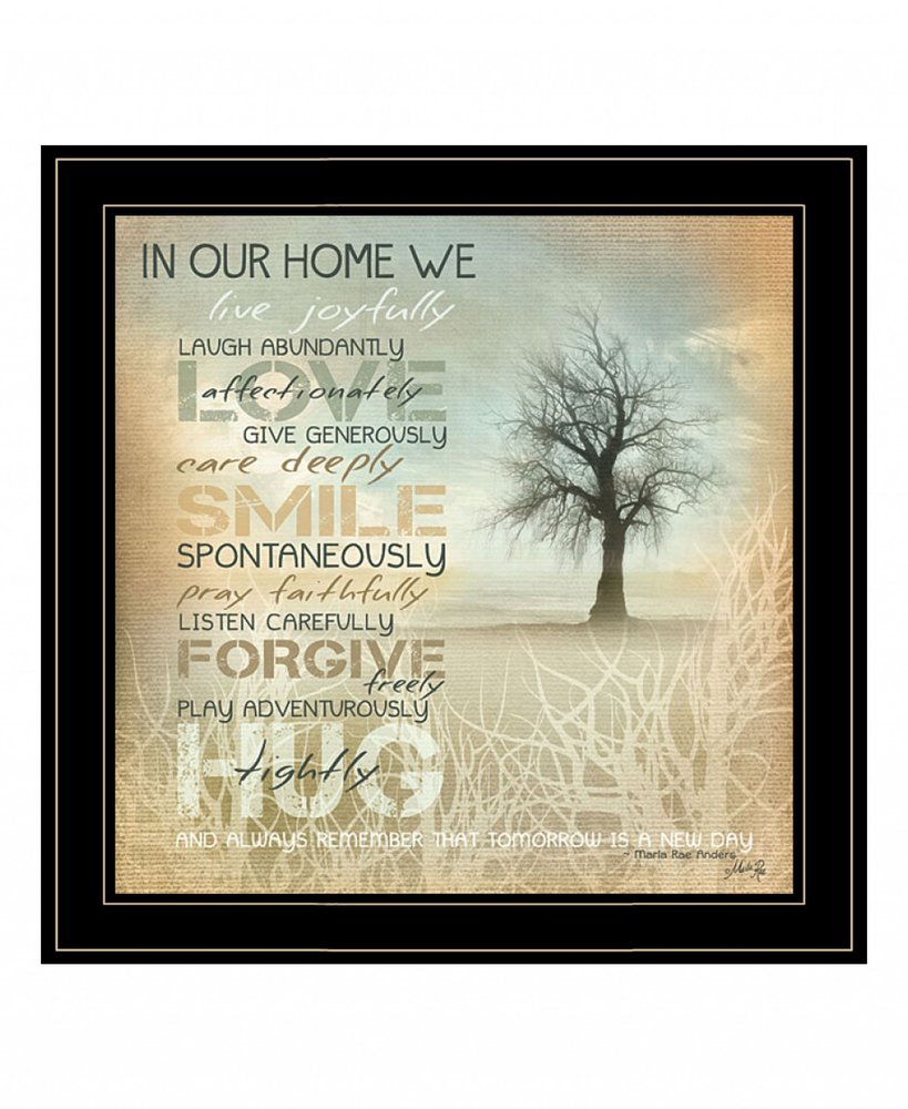 In Our Home 3 White Framed Wall Art — view 5
