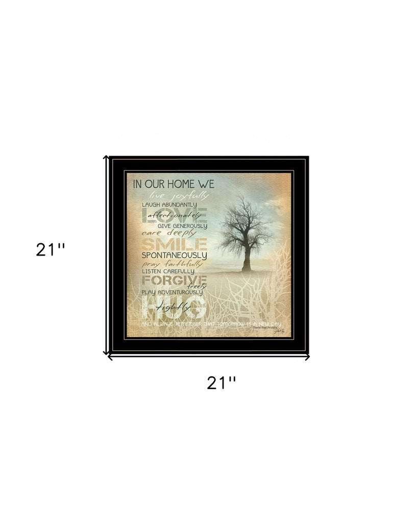 In Our Home 3 White Framed Wall Art — view 8