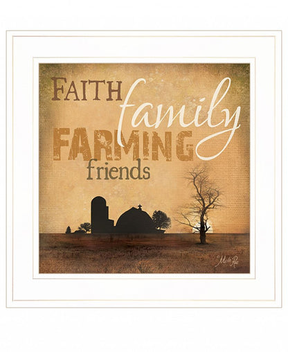 Farming 1 White Framed Print Wall Art HomeRoots