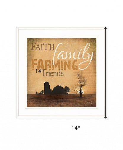 Farming 1 White Framed Print Wall Art HomeRoots
