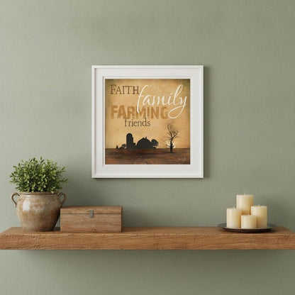 Farming 1 White Framed Print Wall Art HomeRoots