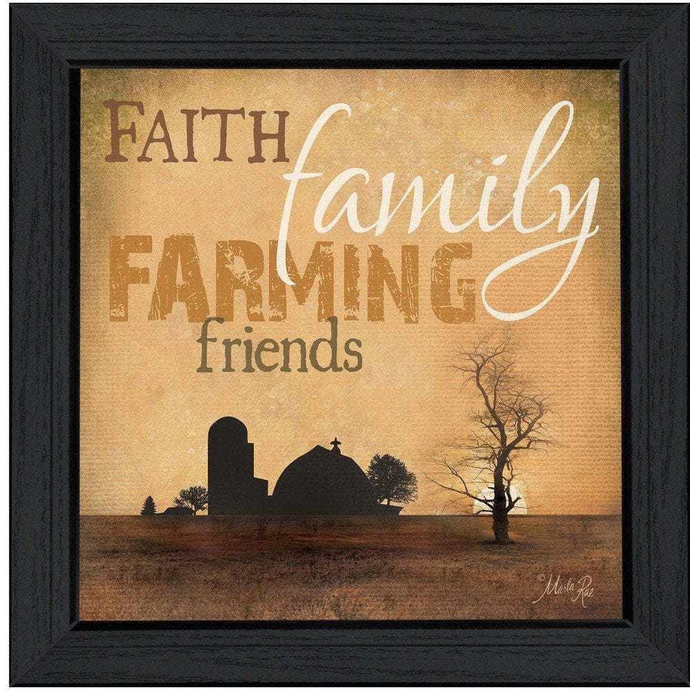 Farming 2 Black Framed Print Wall Art HomeRoots