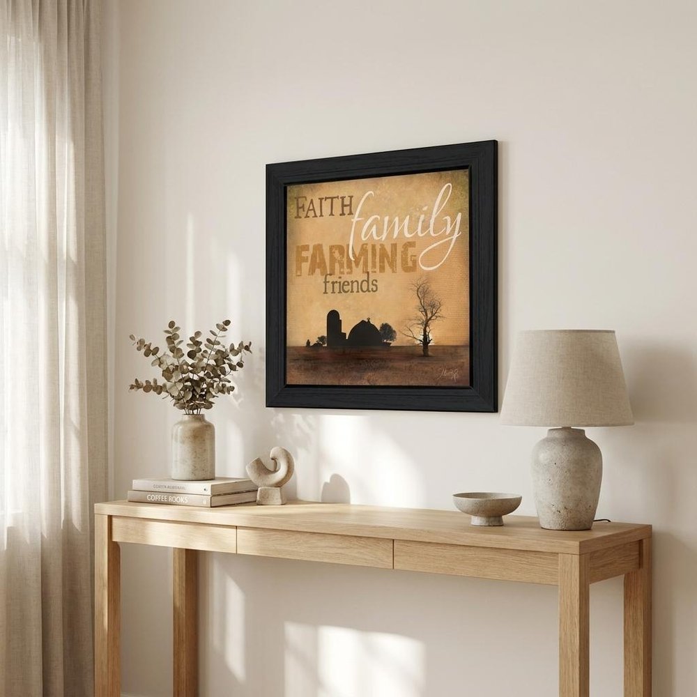 Farming 2 Black Framed Print Wall Art HomeRoots