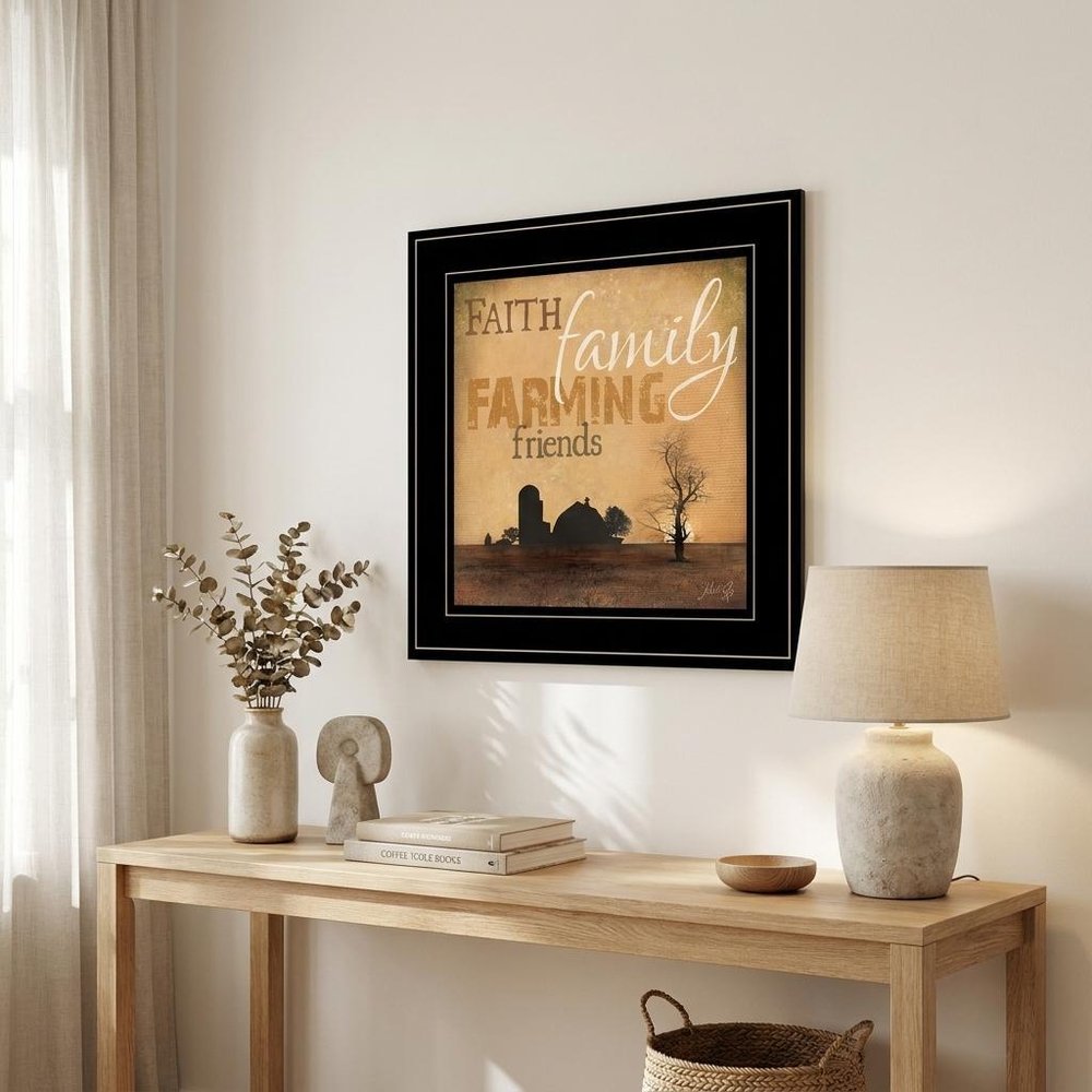 Farming 1 White Framed Print Wall Art HomeRoots