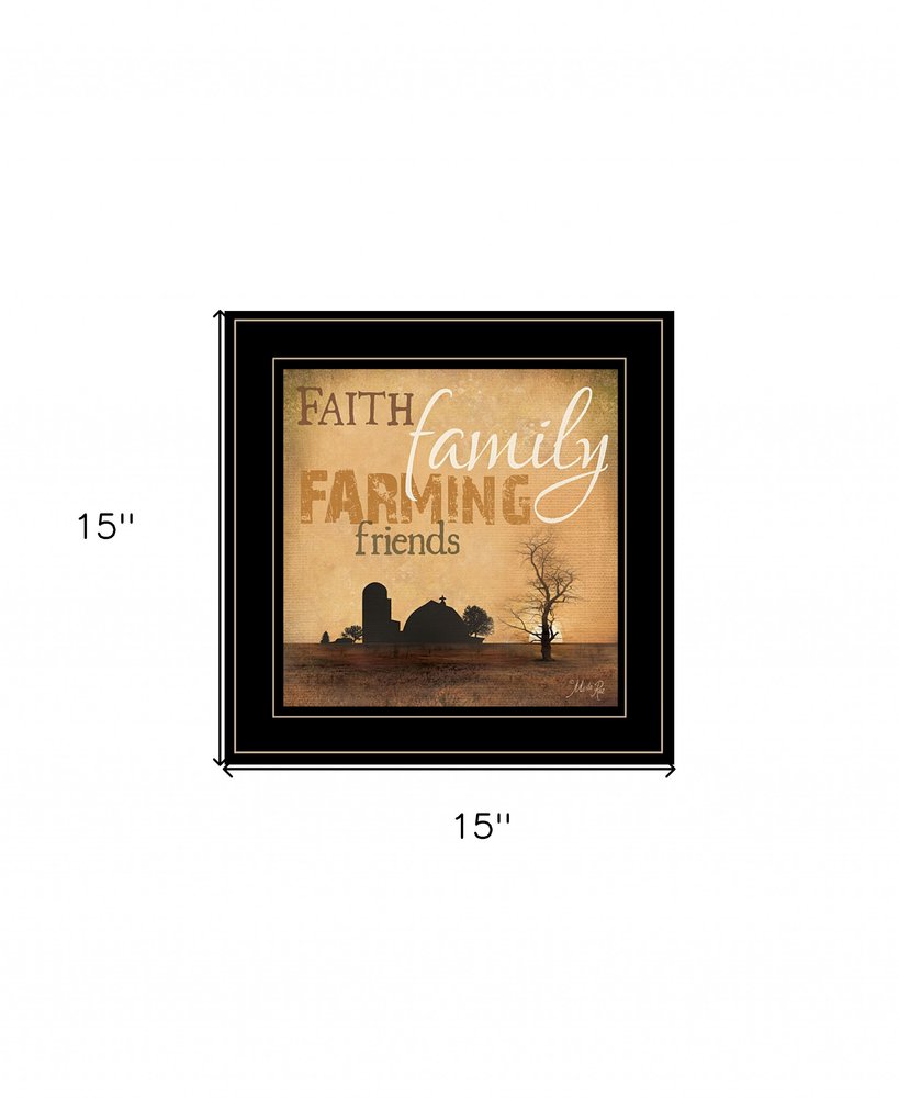 Farming 1 White Framed Print Wall Art HomeRoots