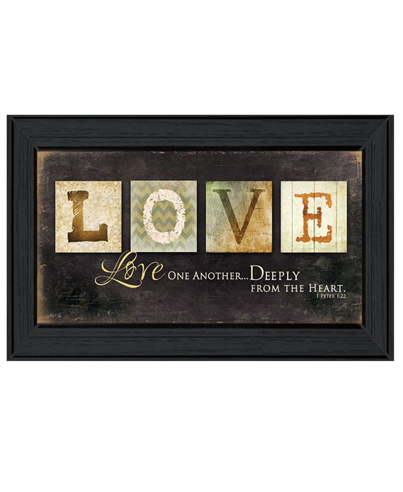 Love One Another 1 White Framed Print Wall Art — view 6