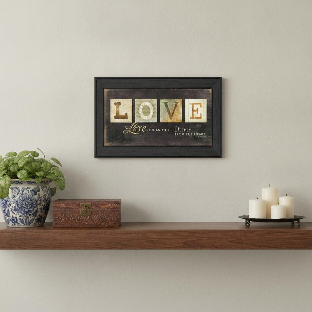 Love One Another 1 White Framed Print Wall Art HomeRoots
