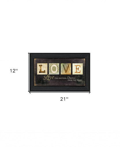 Love One Another 1 White Framed Print Wall Art HomeRoots