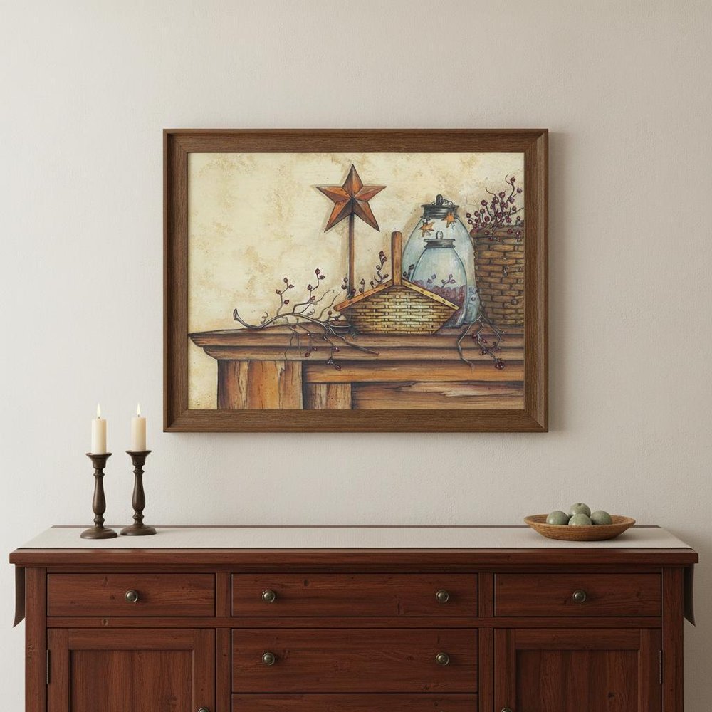 Live Life Simple 1 White Framed Print Wall Art — view 1