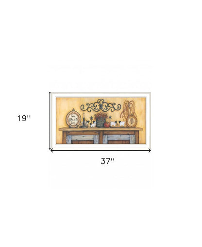 Come Gather at Our Table 3 White Framed Print Wall Art HomeRoots