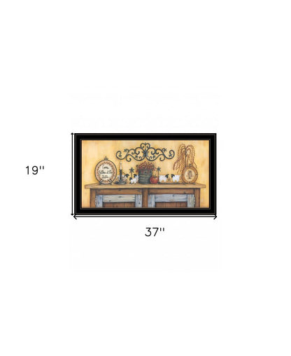 Come Gather at Our Table 1 Black Framed Print Wall Art HomeRoots
