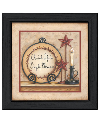 Simple Pleasures 5 Black Framed Print Wall Art HomeRoots