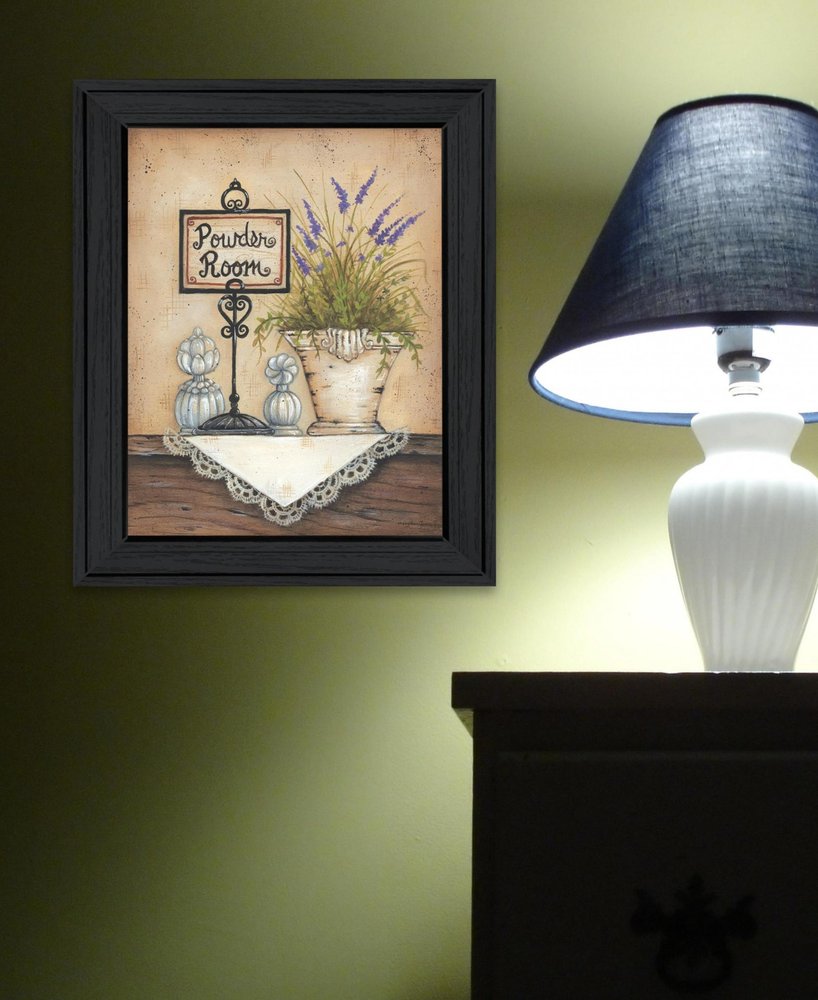 Powder Room 3 Black Framed Print Wall Art HomeRoots