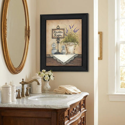 Powder Room 3 Black Framed Print Wall Art HomeRoots