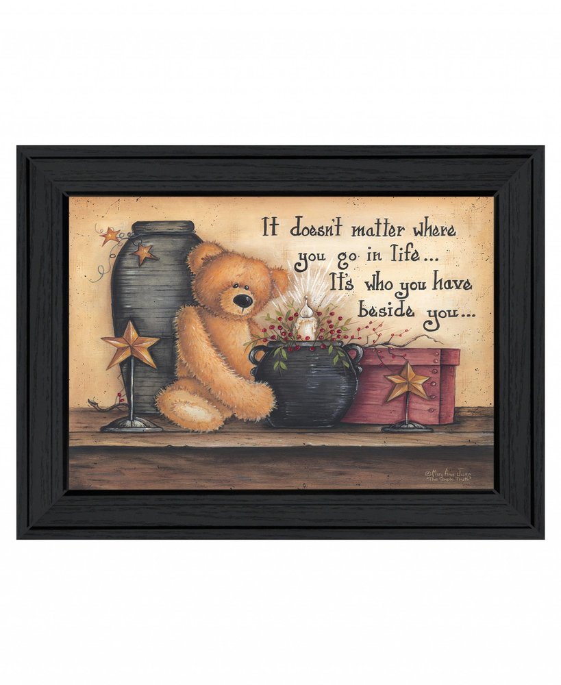 The Simple Truth 1 Black Framed Print Wall Art — view 1