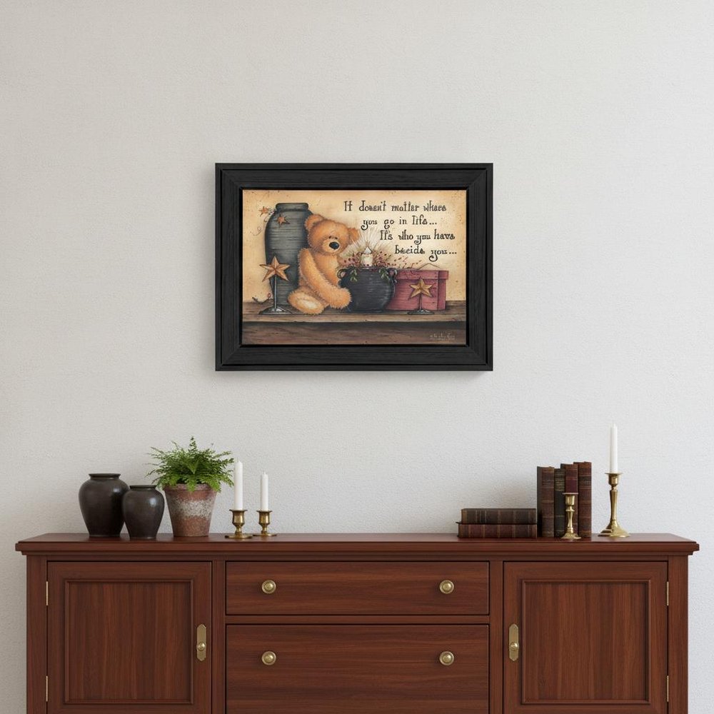 The Simple Truth 1 Black Framed Print Wall Art — view 4