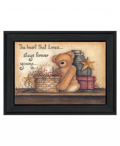 Forever Young 1 Black Framed Print Wall Art HomeRoots