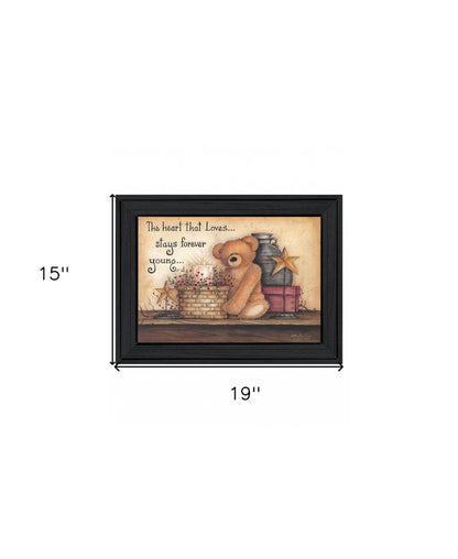 Forever Young 1 Black Framed Print Wall Art HomeRoots