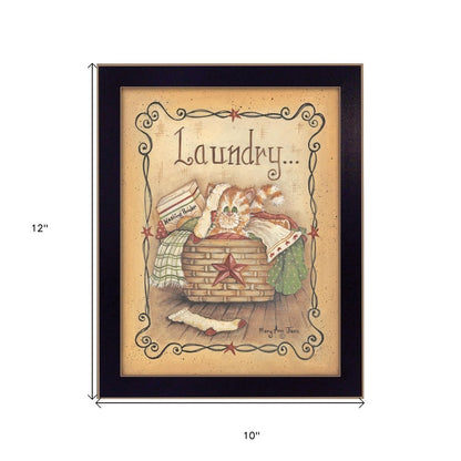 Laundry 2 Black Framed Print Bathroom Wall Art HomeRoots
