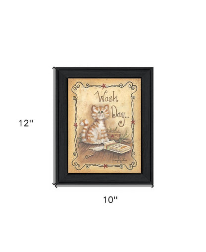Wash Day 2 Black Framed Print Laundry Wall Art HomeRoots
