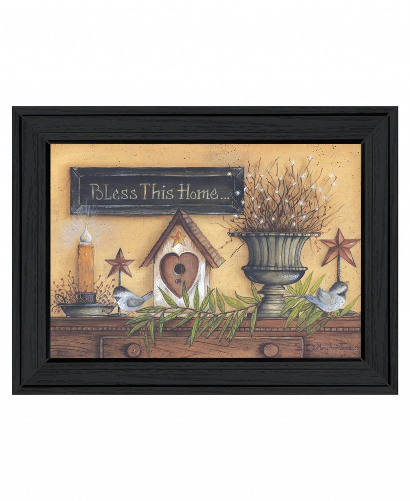 Bless this Home 3 Black Framed Print Wall Art HomeRoots