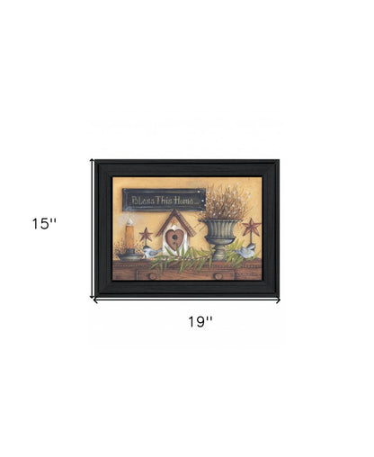 Bless this Home 3 Black Framed Print Wall Art HomeRoots