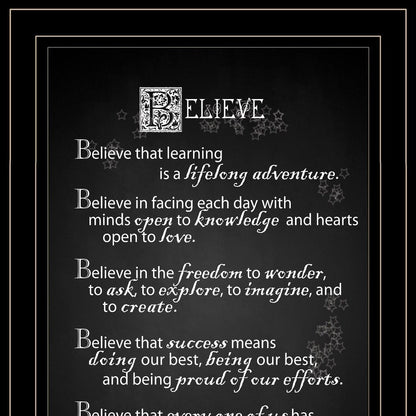 Believe 2 Black Framed Print Wall Art HomeRoots