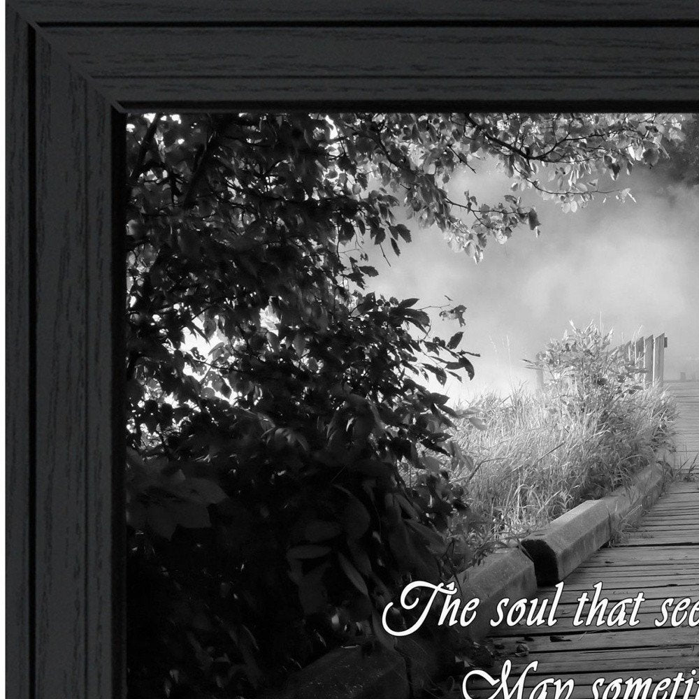 Beauty Grayscale 1 Black Framed Print Wall Art HomeRoots