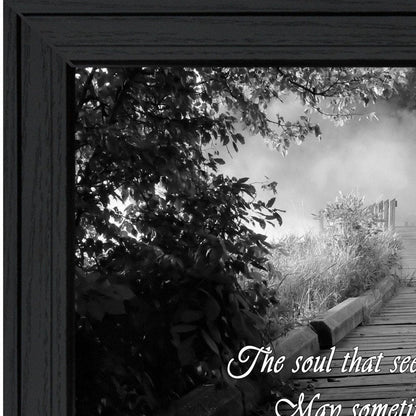 Beauty Grayscale 1 Black Framed Print Wall Art HomeRoots