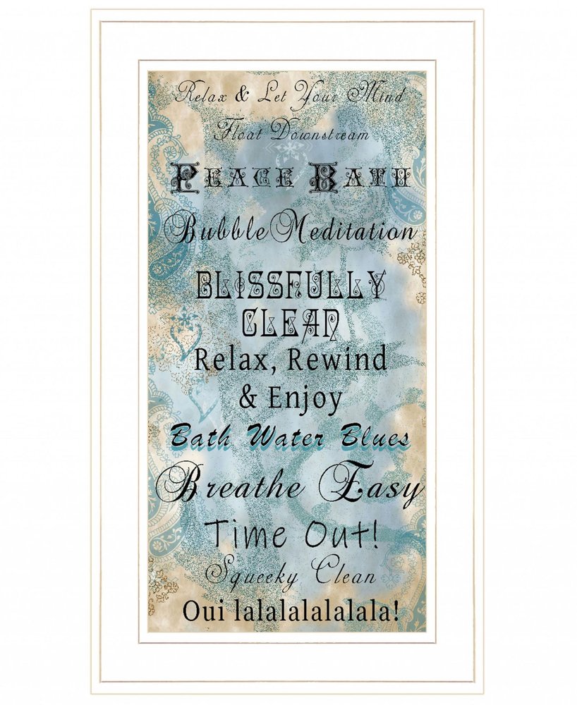 Paris Bath 1 White Framed Print Bathroom Wall Art HomeRoots