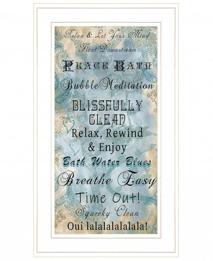 Paris Bath 1 White Framed Print Bathroom Wall Art HomeRoots
